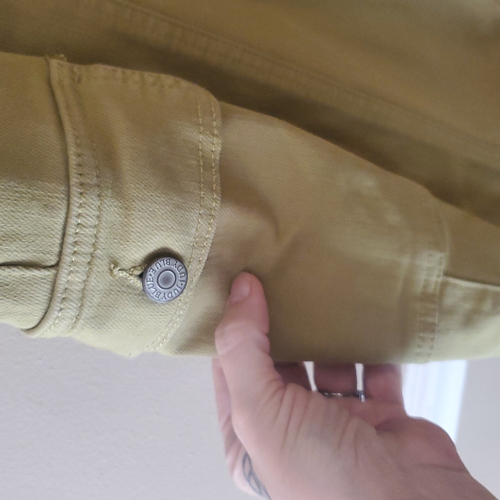Judy Blue High Rise Straight Leg Cargo Jeans in Matcha Green Size 13/31 - Picture 7 of 14